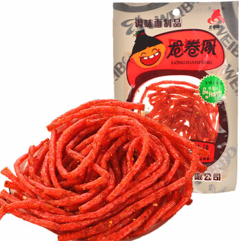 龙卷风风味休闲小吃零食品辣条麻辣条 10包 收藏送小吃