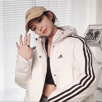 阿迪达斯（adidas）羽绒服女冬季新款运动休闲户外保暖潮流连帽外套IT8720 IT8721/充绒量152 S
