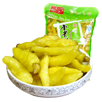 云南特产泡椒小米辣椒泡椒水泡凤爪野山椒剁椒泡菜自制泡椒零食 2斤红