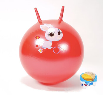 【高端新品】瑜伽球儿童感统训练羊角球跳跳球充气幼儿园宝宝健身球