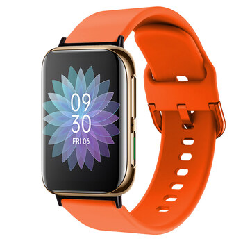 oppowatch2表带柯南适用oppowatch24246mm智能手表表带男女oppowa橙色