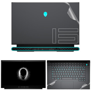 外星人alienware m15 r4\/r6電腦貼紙x14\/m17r4筆記本炫彩個性保護膜