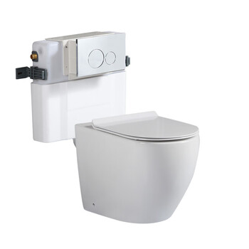 toto隐藏落地马桶 嵌入式暗装矮水箱墙排小户型陶瓷智能入墙坐厕便器