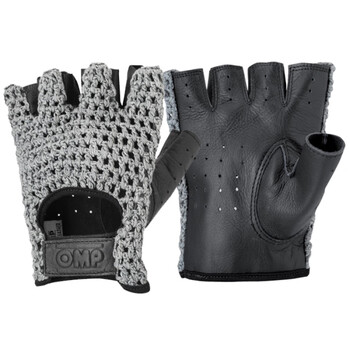 omp卡丁车手套  vintage  leather 卡丁赛车训练半指短款手套意大利
