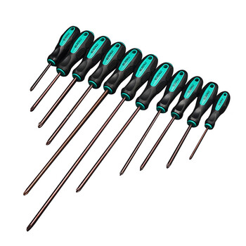 伊莱科(elecall)螺丝刀套装十字小一字多功能工具起子组合工业级 十字