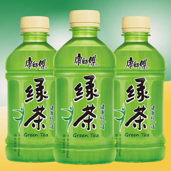 康师傅 饮料330ml瓶迷你小瓶装冰红茶绿茉莉蜜茶水蜜桃酸梅汤整箱 330