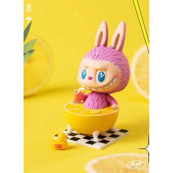 labubu水果themonsters拉布布labubu水果系列盲盒玩labubu柠檬全新未