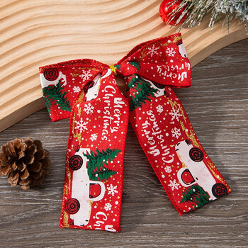 霸蓝圣诞树挂件丝带蝴蝶结圣诞节装饰品圣诞蝴蝶结圣诞树装饰挂件配