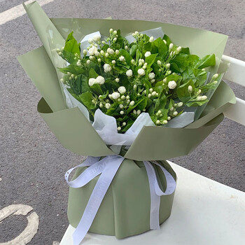 茉莉花束送男友茉莉花束男友生日君茉莉速递同城深圳北京杭州成都配花