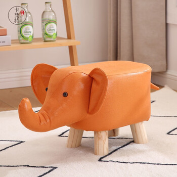 小凳子家用创意卡通大象造型动物凳客厅门口换鞋板凳儿童矮凳坐凳