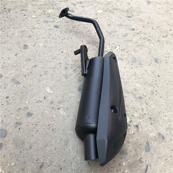 鬼火巧格摩托车排气筒gy6踏板车消音器排气管消音声器烟筒125碟刹排气