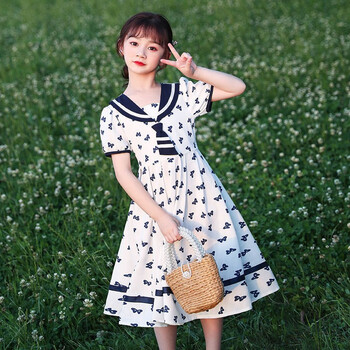 裙子女童夏季10到12岁女大童连衣裙15岁小学生小女孩小公主裙洋气夏天