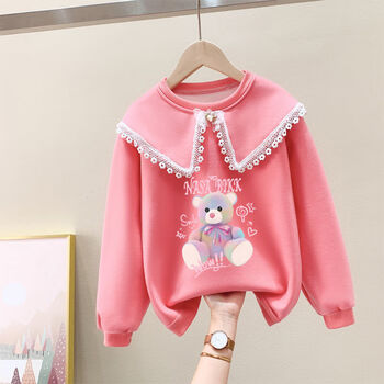 汉立女童卫衣春秋中大童9-12岁儿童上衣女孩子衣服长袖中小学生女童薄