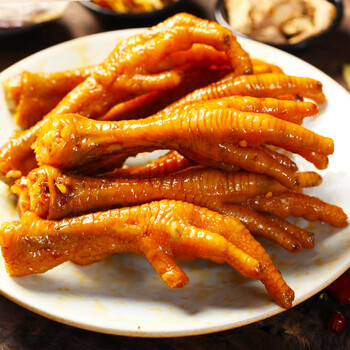 玖兴 风味鸡爪 零食休闲食品熟食即食下酒菜办公室零食小吃 酱香鸡爪