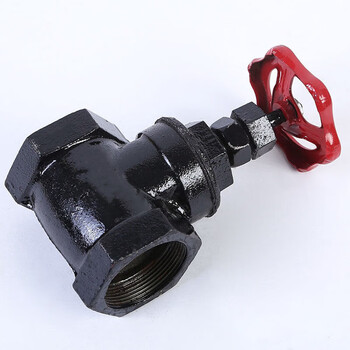 得豫工品 丝扣闸阀 z15t-10 铸铁闸阀 螺纹闸阀开关水阀 丝口闸阀水管