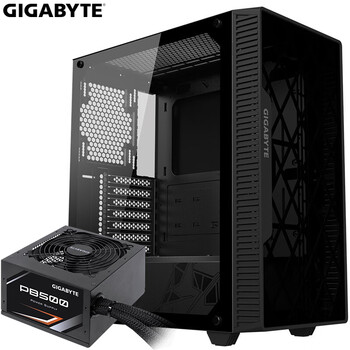 技嘉(gigabyte) c101g幽灵c301g 中塔式游戏机箱 大空间 钢化玻璃侧透