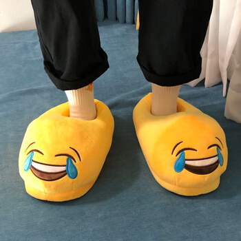 搞怪棉拖鞋女大便便家居创意保暖可爱动漫冬季滑稽包跟棉鞋情侣款djmt