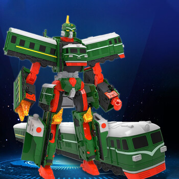 【官方旗舰】灵动创想列车超人机匣变形火车玩具复兴号和谐号 高铁