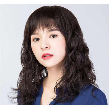 假发女长卷发蛋卷波浪卷发全真发中老年妈妈款时尚全头套手工烫真发丝