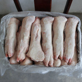 生鲜冷冻长猪蹄长猪脚10斤长猪手生猪爪整箱20斤约14个长猪脚20斤