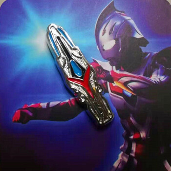 神光棒泰罗赛罗希卡利梦比优斯特利迦 3厘米长 合金奈克赛斯变身胸针