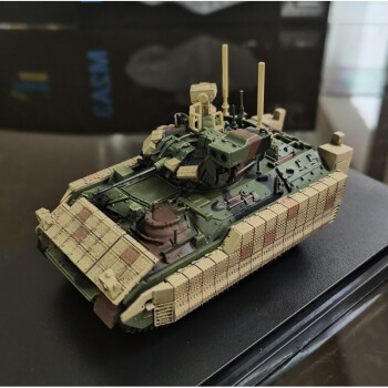 美國m2a3 buskiii佈雷德利步兵戰車模型 布萊德利 迷彩成品 迷彩成品