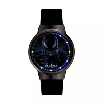 者手表漫威周边venom汤姆哈迪埃迪布洛克led触屏手表 黑壳毒液07款