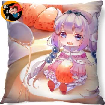小林家的龙女仆抱枕康娜二次元动漫靠垫可爱午睡枕头周边礼物可定制