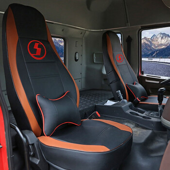 大货车座套欧曼布做套解放全包坐套汽车套装坐垫车垫座椅坐垫升级版黑
