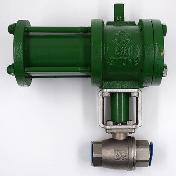 stone气动执行器气动阀门50a气缸配1寸二片式球阀气动球阀