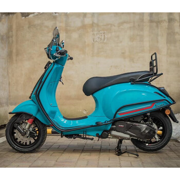 比亚乔vespa 春天 冲刺 150 原厂 前后 黑色 保险杠 护杠 保护杆 黑色