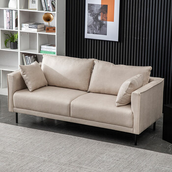 佳为家科技布沙发小户型现代简约北欧小客厅租房公寓卧室双人三人网红