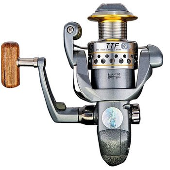 狼王渔轮ttf纺车轮鱼线轮海竿轮线杯船钓轮锚鱼轮5000型8000型全金属