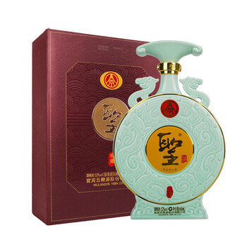 五粮液股份  52度浓香型白酒 商务宴请送礼长辈 圣酒天地人和珍藏666
