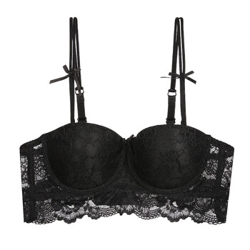 都市丽人女士文胸内衣调整型 有钢圈聚拢性感蕾丝可拆卸肩带防滑