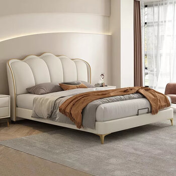 老吴匠 2022年新款床双人床意式现代简约成人床主卧1.5米1.8米2*2.