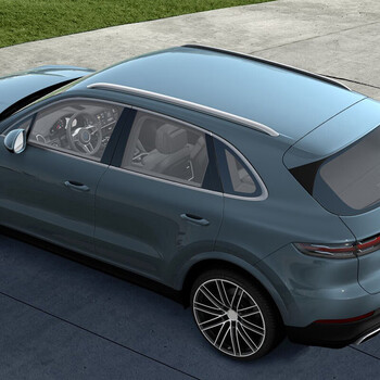 专用于保时捷11-21款卡宴车顶行李架新卡宴行李架macan车顶架改装 18