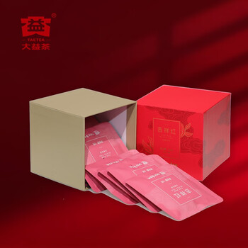 大益茶吉祥红云南红茶5g10袋礼盒