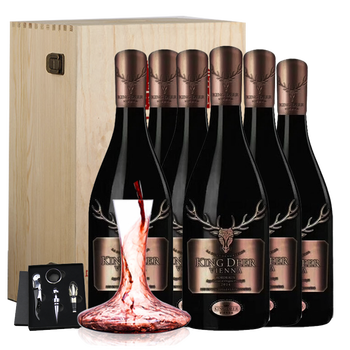 法国原装进口朗格多克法定产区aop红酒鹿王维恩系列干红葡萄酒博诺6