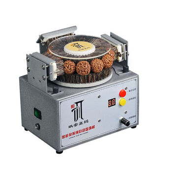 惠利得文玩金刚电动刷全自动盘珠机佛珠抛光机器核桃星月清理盘刷神器