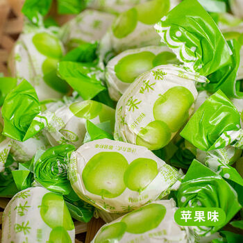 老式水果硬糖草莓橘子苹果味水果糖结婚喜糖怀旧零食糖果80后糖果苹果