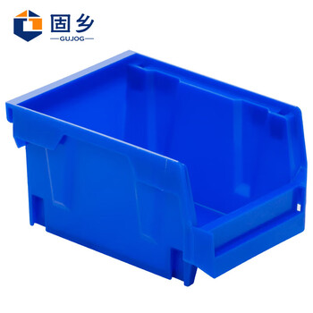 固乡 背挂式组立式零件盒分类元件盒 蓝色1号135X105X76mm