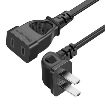 二芯电源延长线电视机电风扇监控摄像头两孔二插头加长2米5米家用