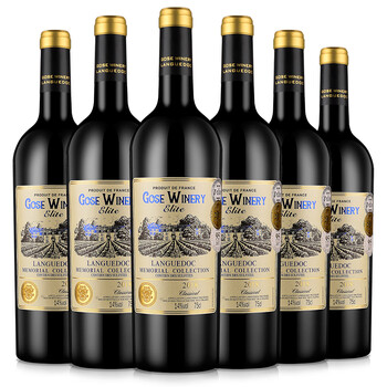 法国进口红酒朗格多克产区天赐干红葡萄酒整箱6750ml