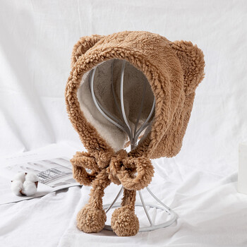 骑车百搭雷锋帽冬季新款保暖棉帽加厚护耳冒子冬帽冷帽骑行防寒防风帽