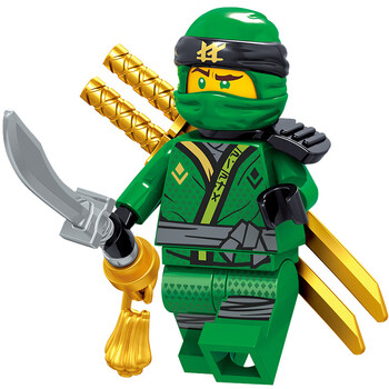 乐高(lego)中国积木幻影忍者黄金劳埃德全套绿色人仔拼插玩具 蓝色
