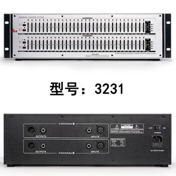 dbx2231 231 1231均衡器带压限杜比降噪双31段图示均衡限幅器 dbx3231