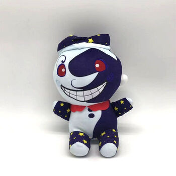 fnaf安全漏洞sundrop and moondrop游戏毛绒wawanp生日礼物 小丑公仔