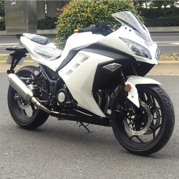 纯色小忍者摩托车双缸400cc水冷大排量跑车机车国四电喷abs版 定制