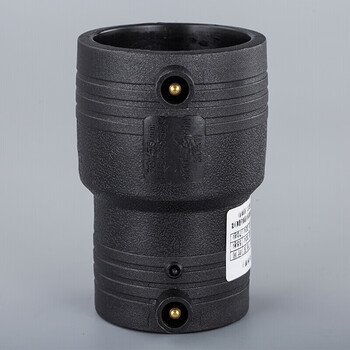 定做pe电熔变径直接3240507590110160pe电容管件燃气管异径接头6332电